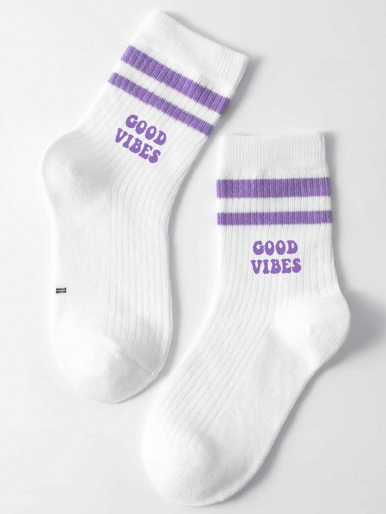 1 pair of children's letter vertical parallel bars sports socks for back to school