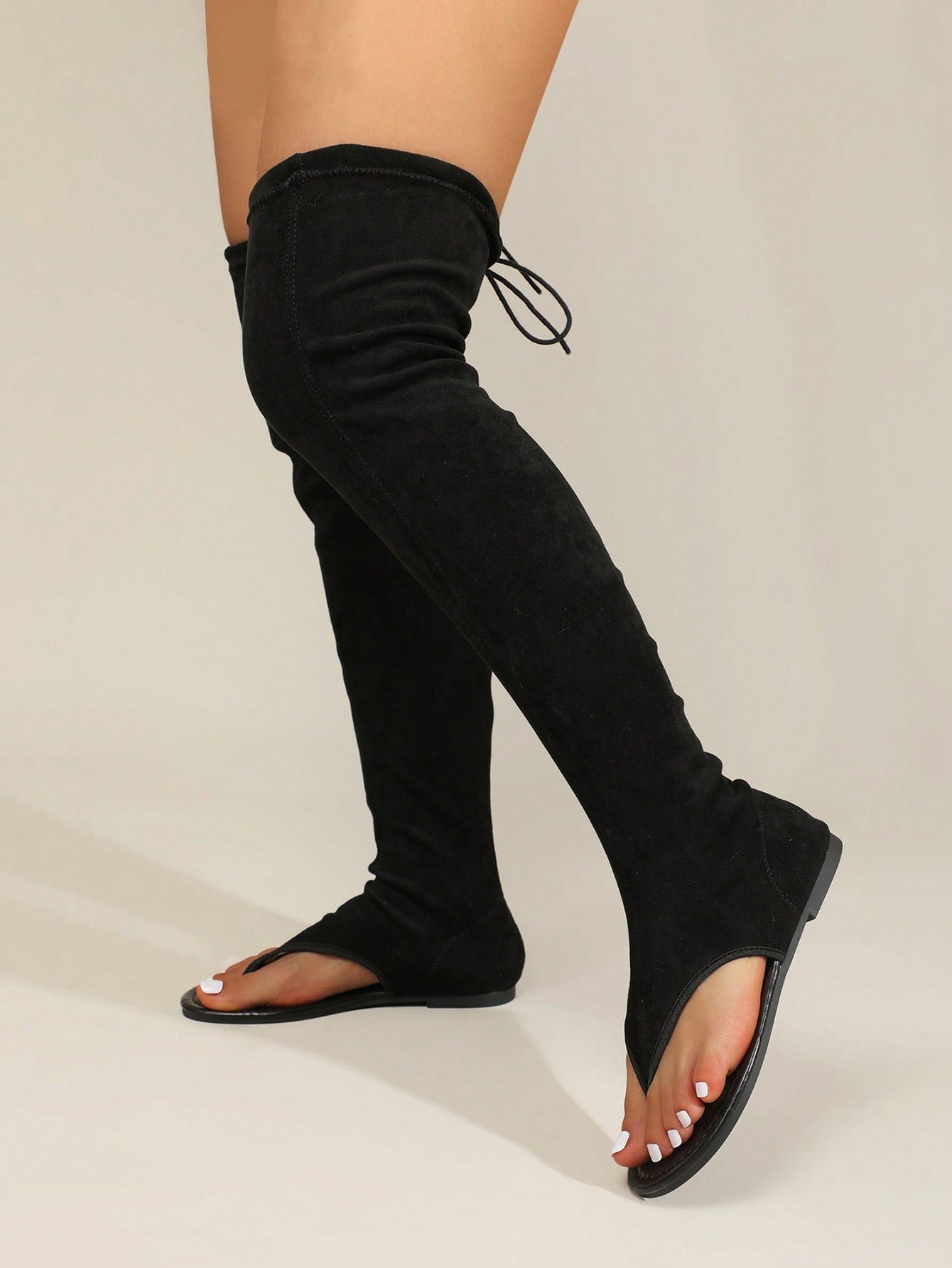 Women Toe Post Design Fashion Boots, Fashionable Outdoor Sandals Boots