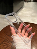 Magnetic Acrylic Transparent Phone Case Compatible With Apple IPhone11/15/15pro/15promax/12/13/14promax/Xs/Xr/11pro/11promax/12pro/12promax/13pro/13promax/7plus/14pro/14promax/14plus/7plus/8plus/8/Se2, Hard Case Simple Creative For S24/S22/S23/S21