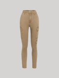 Teen Girl Flap Pocket Side Cargo Jeans