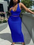 Solid Tank Top & Pencil Skirt