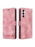 One Pink Business Use Pu 6th Generation Wallet Style Phone Case With Card Slot, Magnetic Closure Flip Cover