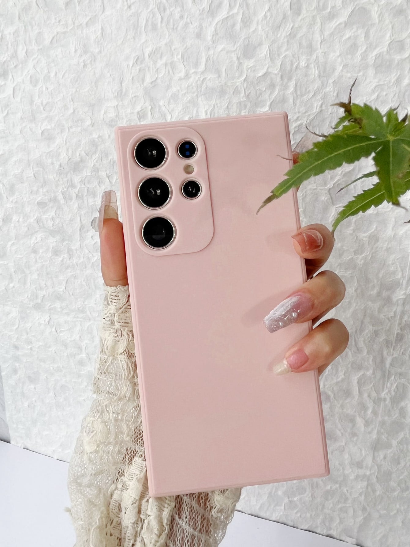 Pink 1pc Shockproof Solid Color Tpu Phone Case With Raised Camera Protection - Compatible With Apple Samsung Xiaomi - Compatible With Apple 11/12/13/14/15promax Samsung S22/23/24+Ua04/A05/A14/A15/A24/A25/A34/A54s Xiaomi Oppo Vivo/Redmi Note13pro/13c/A3
