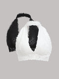 Underwear&Sleepwear 2pack Floral Lace Halter Bra Set Lingerie