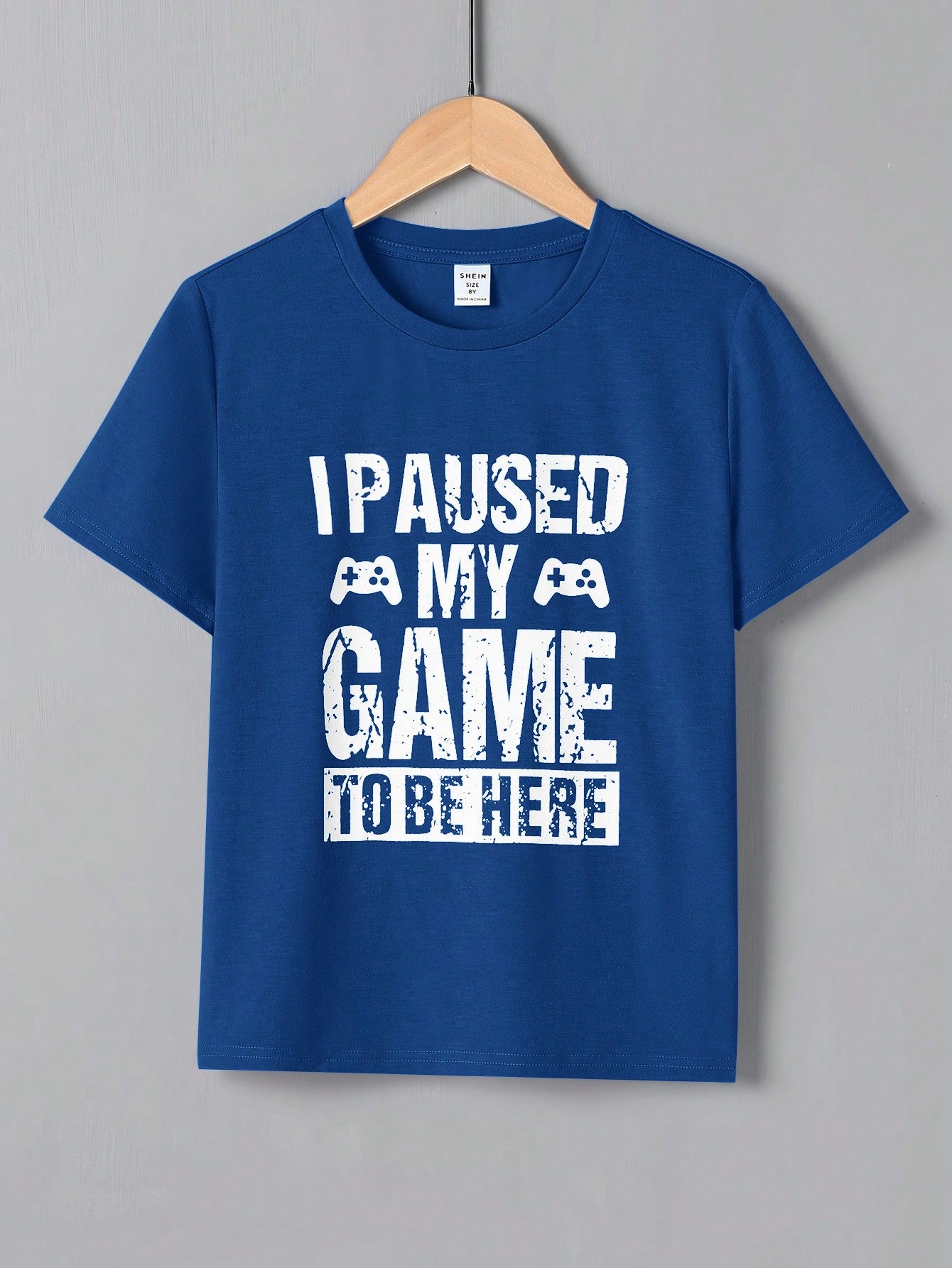 Tween Boy Slogan Printed T-Shirt, Simple And Comfortable Casual Style, Suitable For Summer Daily Wear