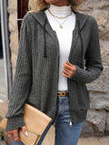Zip Up Hooded Coat