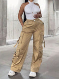 Flap Pocket Side Cargo Pants