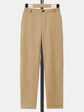 Tween Boy Solid Slant Pocket Straight Leg Pants