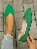 Autumn Fashionable Pointed Toe Women's Flat Shoes