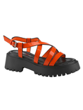 BELOVELY【High-40】Womens Chunky Platform Sandals Open Toe Ankle Strap Block Heeled Sandals with Adjustable Ankle Strap
