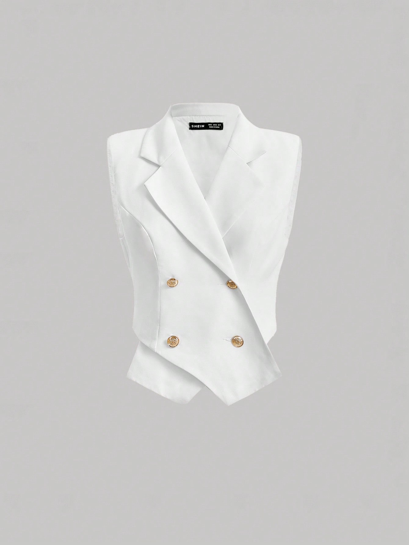 Double Breasted Vest Blazer