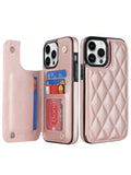 Luxury Leather Flip Wallet Phone Case With Card Holder Compatible With Iphone 15 Pro Max 14 Plus Pro 13 Pro Max 13 Pro 12 Mini 11 IPhone 7 8 Plus SE2 SE3 Xs Max Xr