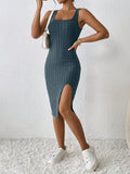Split Thigh Tank Dress