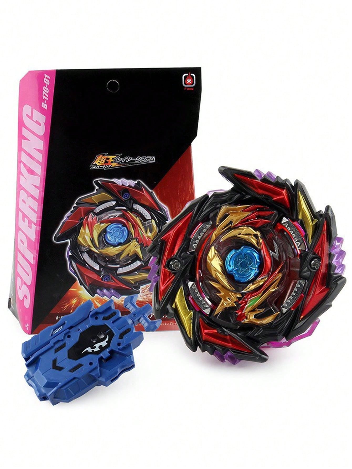 6pcs Children Diy Assembly Spinning Top Toy Set, Made Of Metal Alloy