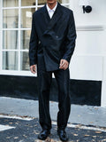 Men's Plus Size Double Breasted Suit Set