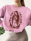Women's Character Print Fleece Sweatshirt