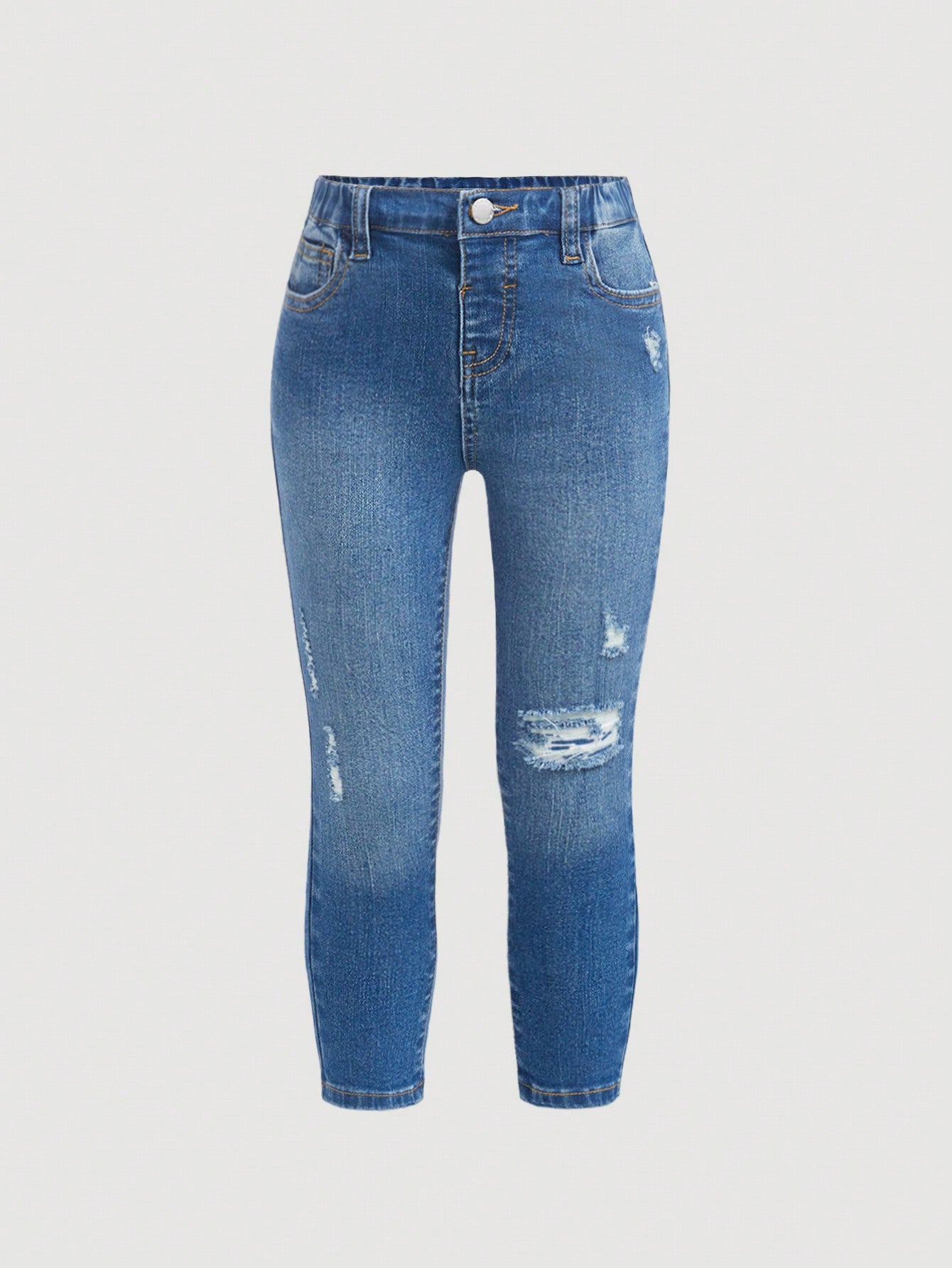 Young Girl Ripped Jeans