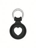 Heart Shaped Silicone Protective Case Compatible With Apple Airtag Anti-Loss Tracker (Airtag Not Included)