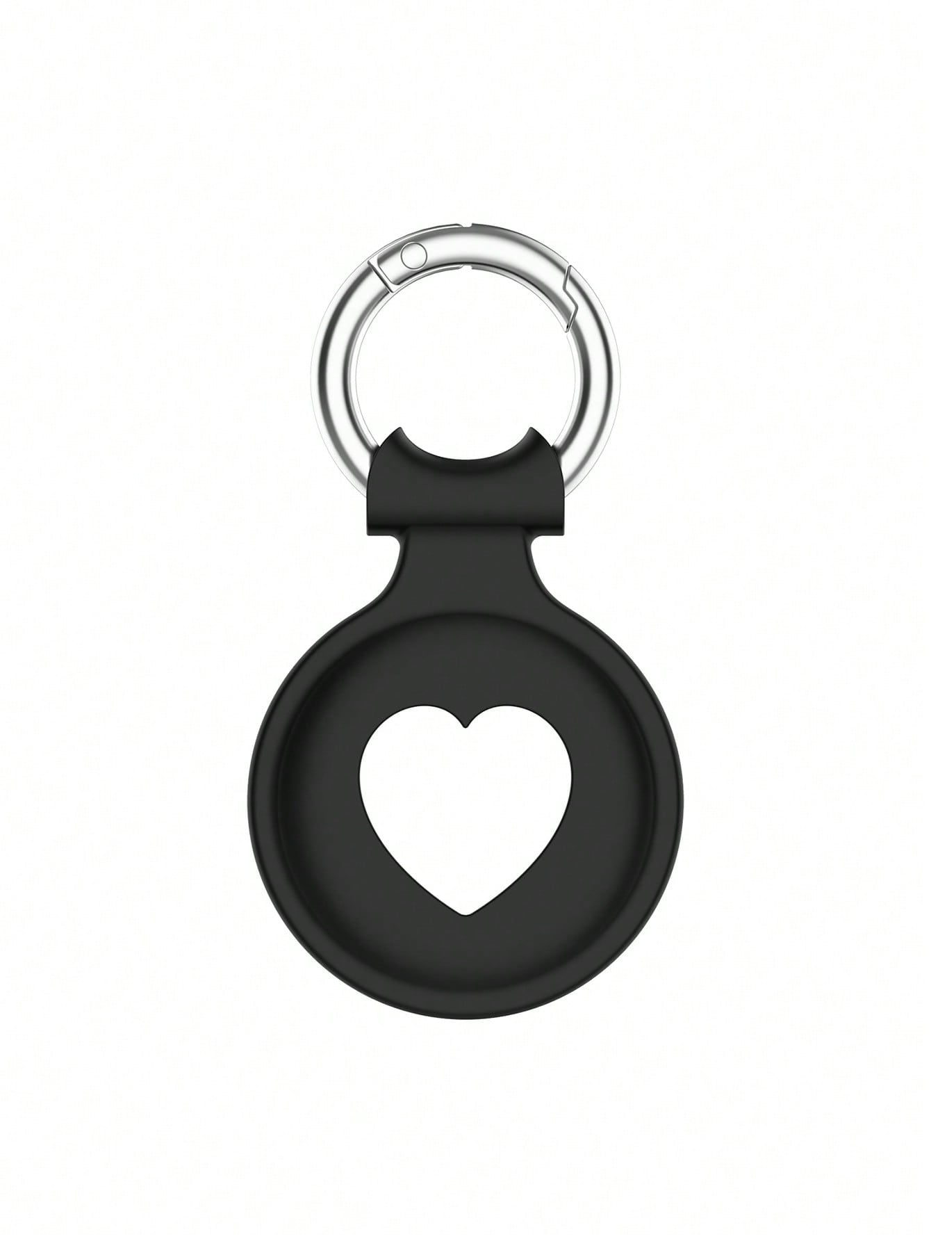 Heart Shaped Silicone Protective Case Compatible With Apple Airtag Anti-Loss Tracker (Airtag Not Included)