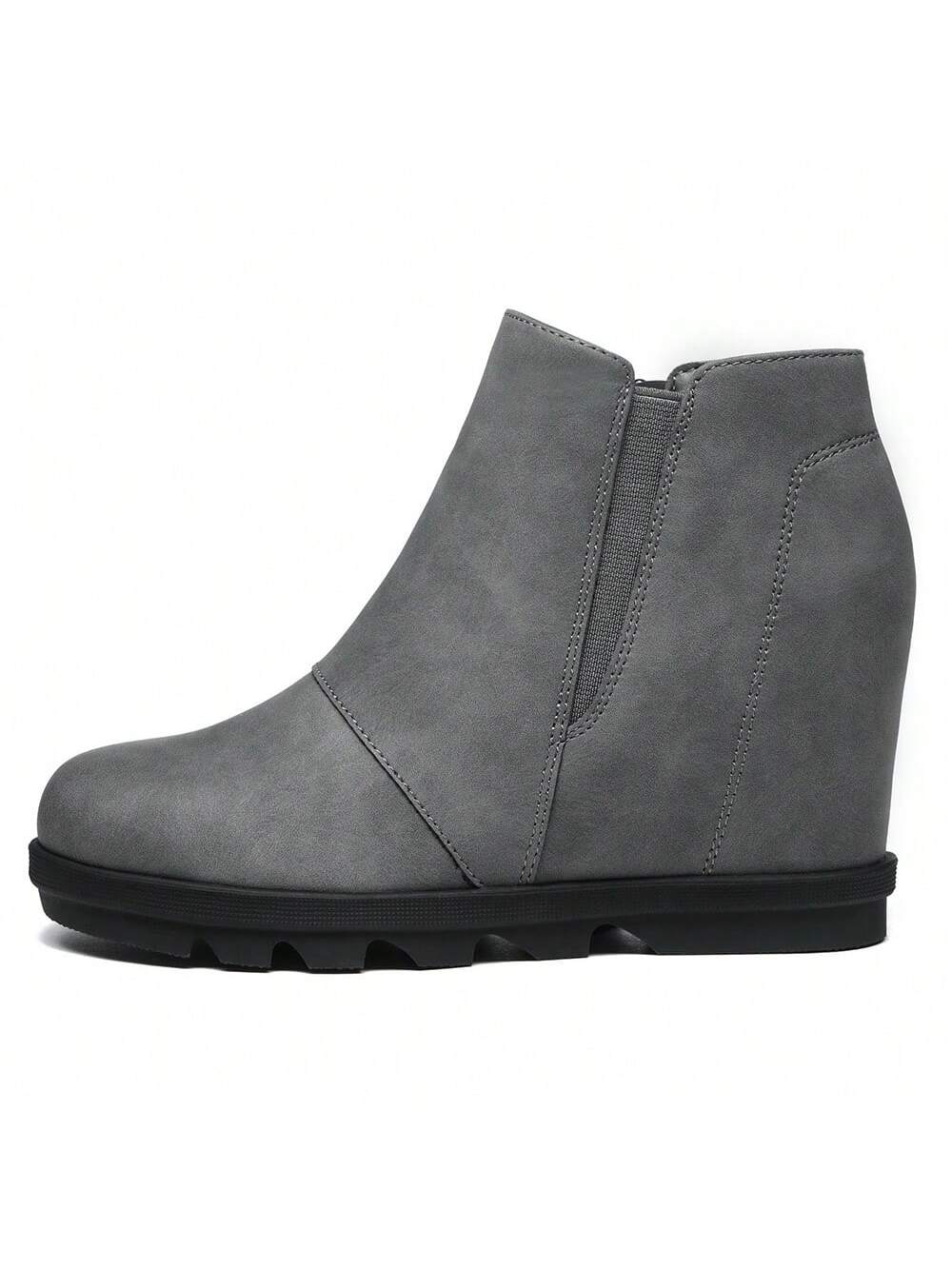 Wedge Booties For Women With Heel Hidden Wedge Boots Ankle Boots Wedge Booties
