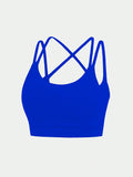 Tween Girl Camisole Top With Back Bowknot Detail For Yoga, Fitness, Outdoor Sports