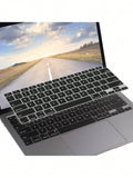 Insten Keyboard Cover Protector Compatible With 2020 Macbook Air 13", Ultra Thin Silicone Skin, Tactile Feeling, Anti-Dust, Black