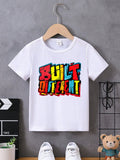 Young Boy Letter Graphic Tee
