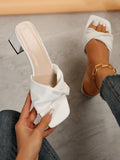 Women's Summer New Style Thick Heel Slip-proof Trendy Versatile Fairy Style Soft French High Heels
