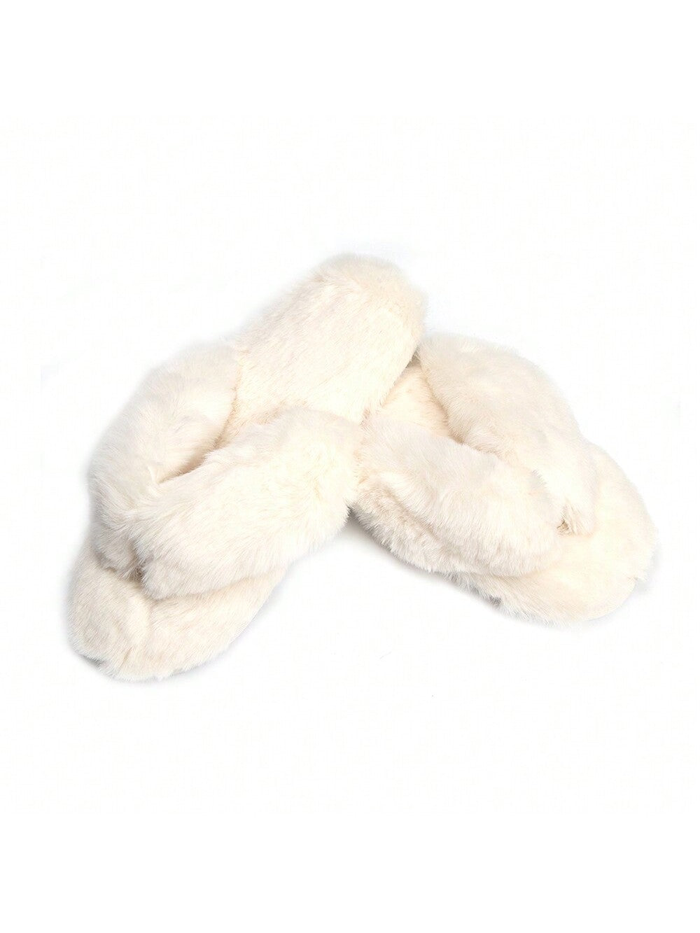 Pupeez Women Indoor Cute Plush With Contrast Trimming House Slipper