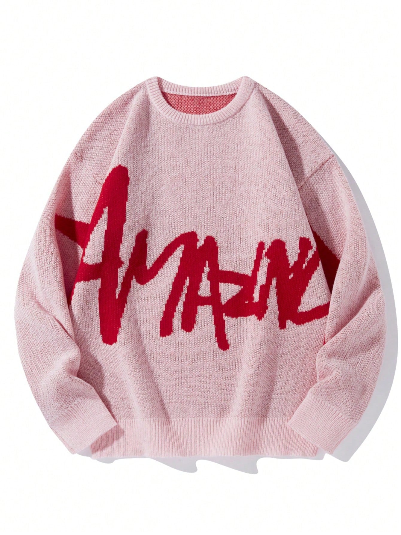 Men's Sweater With Letter Print Design