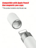 Magnetic Replacement Cap Compatible With Apple Pencil 1st Generation, Cap Holder Anti-Lost Cover Compatible With Ipad Stylus