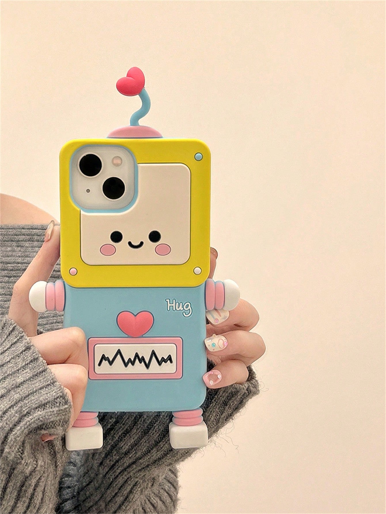 Korean Cute Cartoon 3D Pink Tulip Flower Silicone Case Compatible With IPhone 15 14 13 12 Pro Max 11 Lovely Girl Shockproof Soft Cover
