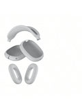 5pcs/Set Soft Silicone Earphone Protective Cover, Over-Ear Headphone Protection Case Compatible With Apple Airpods Max
