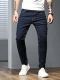 Men'S Plus Size Pocketed Jeans
