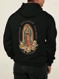 Men's Virgin Mary Printed Hoodie