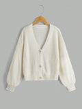Tween Girls' Long Sleeve Button Up Cardigan Sweater