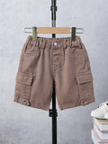Young Boys' Casual Workwear Denim Shorts