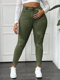Women'S Ripped Skinny Jeans