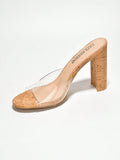Heritage Open Round Toe Block Heels