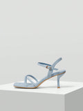 CRISS CROSS STRAP STILETTO HEELED SANDALS