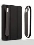 Leather Elastic Band Apple Pencil Case, Touchscreen Stylus Pen Holder