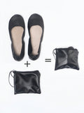 2024 Spring/Summer New Arrival Women's Fashionable, Casual, Comfortable, Lightweight, Versatile, Pu Leather Elastic Foldable Dance Shoes