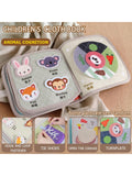 Baby Early Education Puzzle Cloth Book, Children's Animal Cognition Cloth Book, Fun Play, Some Parts Are Sent Random