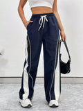 Color Block Casual Sports Pants