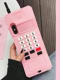Pink Funny Vintage Style Phone Case Comptible With Apple Iphone 7/8/Xr/11/12/13/14/15pro/Promax Series, Shockproof Silicone Soft Cover For Men/Women