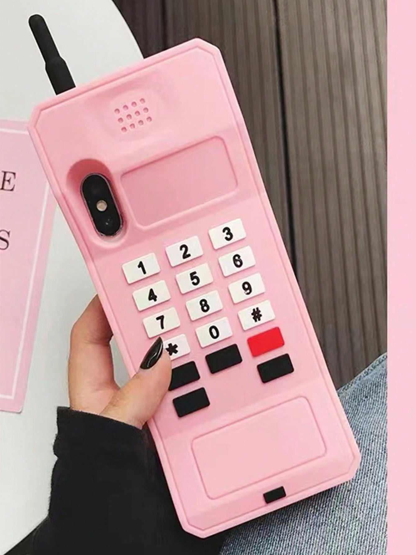 Pink Funny Vintage Style Phone Case Comptible With Apple Iphone 7/8/Xr/11/12/13/14/15pro/Promax Series, Shockproof Silicone Soft Cover For Men/Women