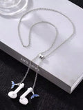 Earphone With Anti-Lost Chain, Wireless Apple Airpods Anti-Fall Device, Daisy Simple Chain For Glasses And Earphones