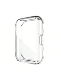 Plated Cover Compatible With Huawei Watch Fit 2 Case Smartwatch Accessories TPU Bumper All-Around Screen Protector Huawei Fit2 Watch Case,Clear