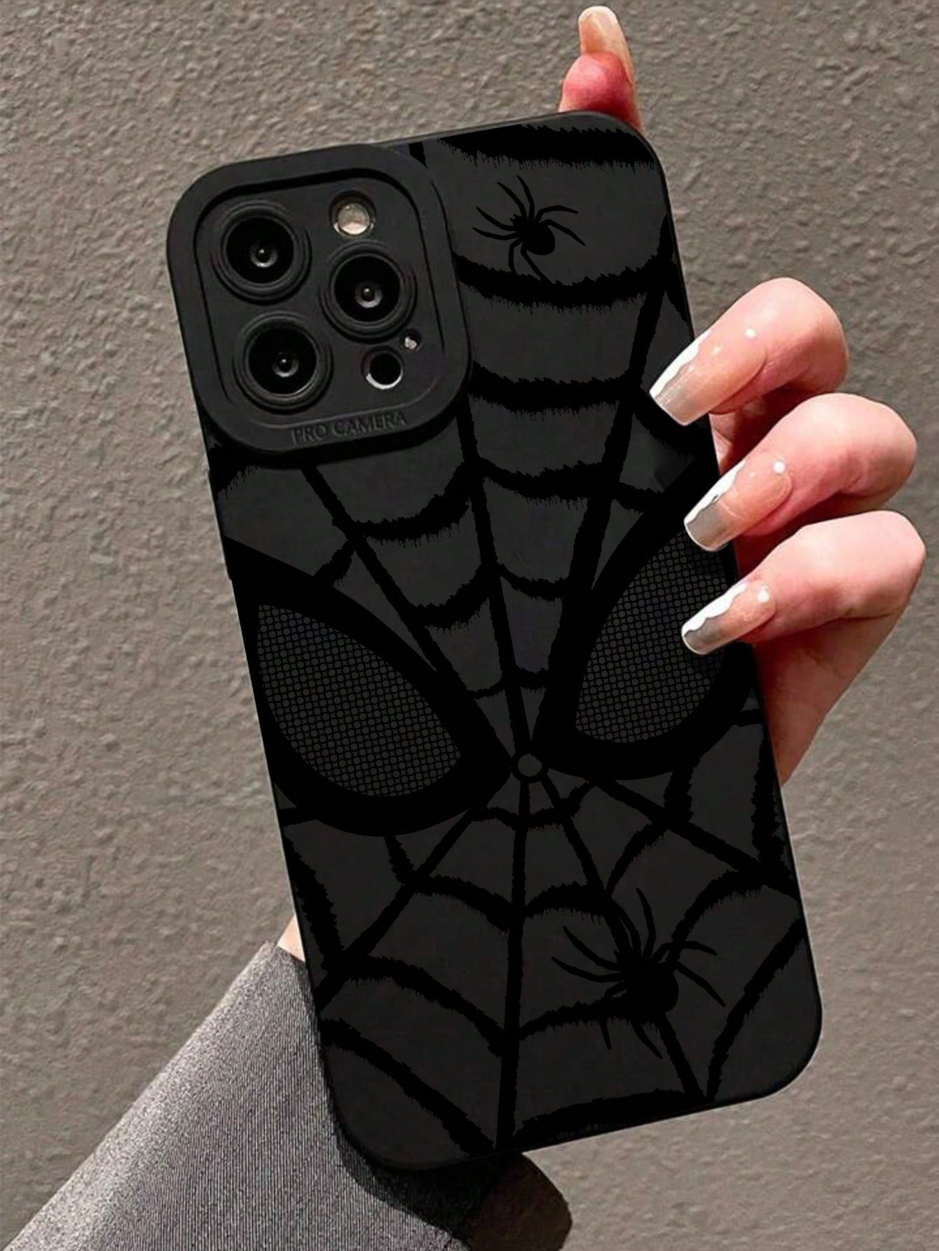 Black Spider Design Phone Case Compatible With IPhone 14 Pro