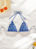 Swim Summer Beach Swimsuit Top (Random Print) Music Festival